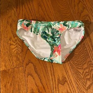 leaf floral print bikini bottom